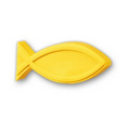 Christian Fish Stock Shape Pencil Top Eraser